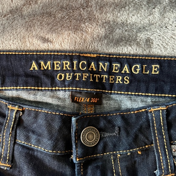 American Eagle Flex/4 360° Skinny Jean. Dark Rinse Wash. Size 31x32 - Picture 6 of 6